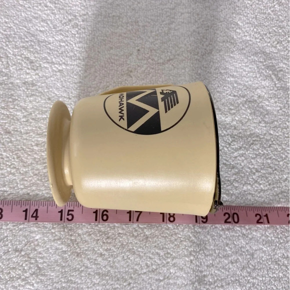Vintage Mohawk Gas Station Plastic  Travel Mug Coffee Cup To Go Cup With Lid - Picture 12 of 12